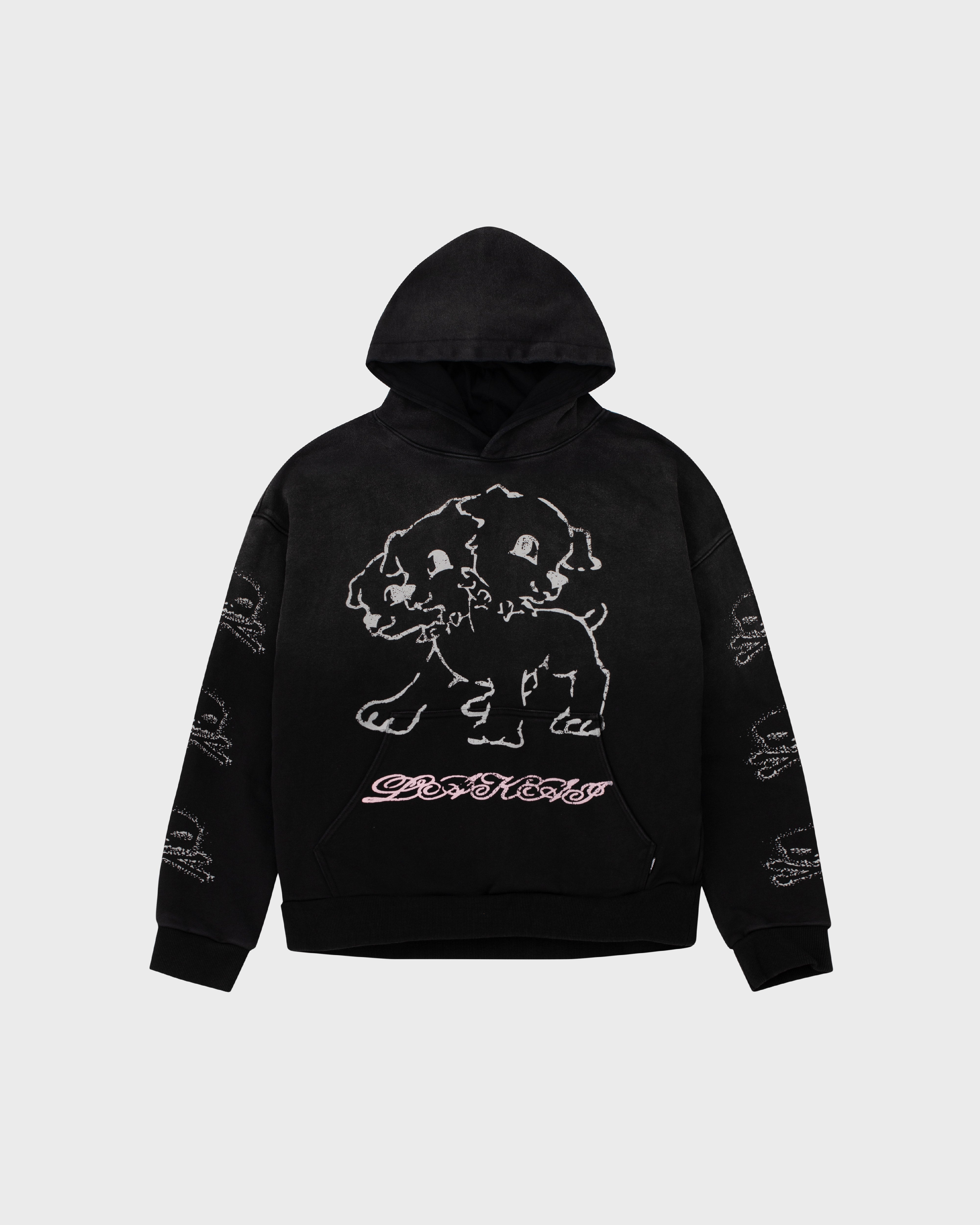 Cerberus Pullover Hoodie - Black
