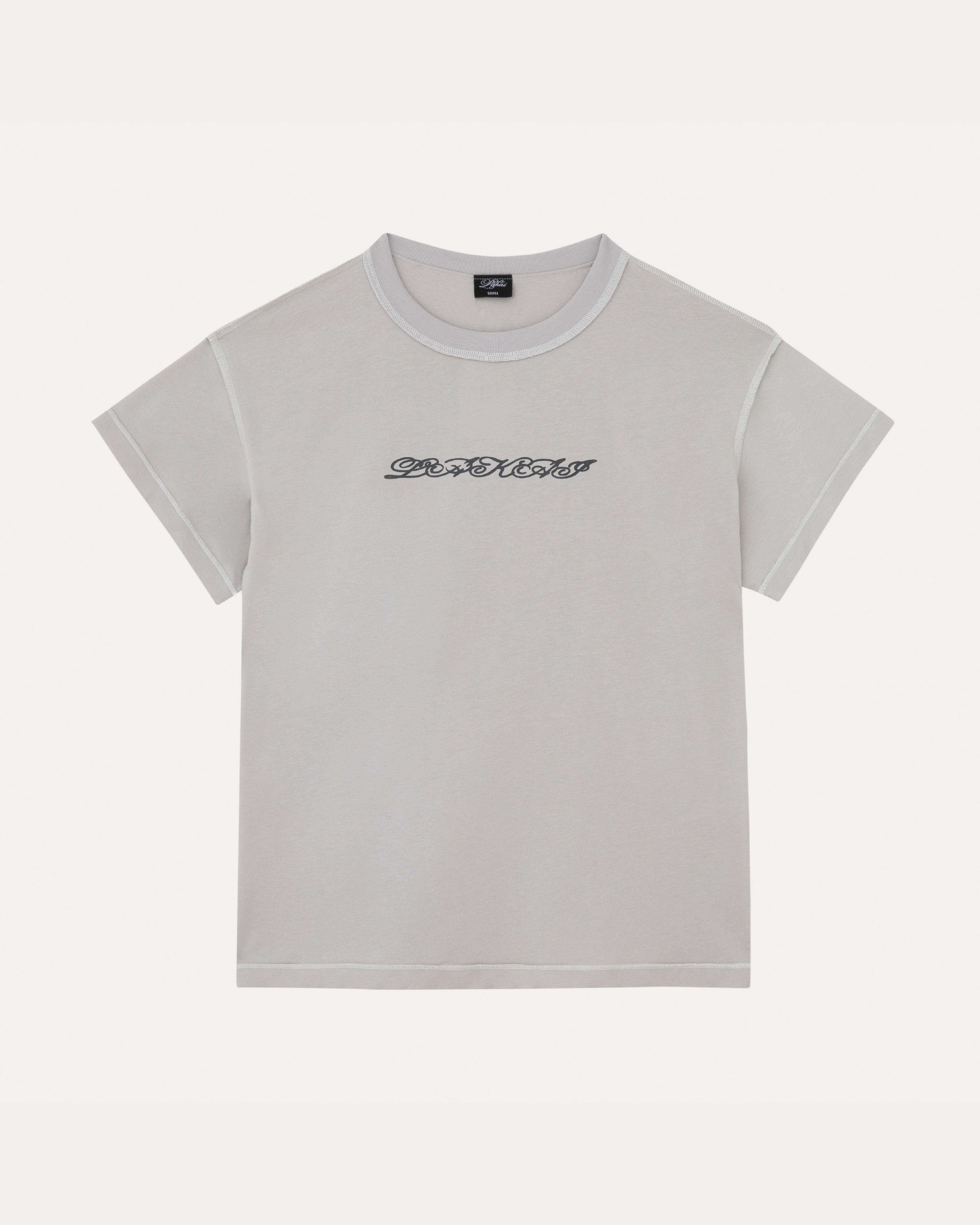 Inside Out Lounge Tee - Cool Grey