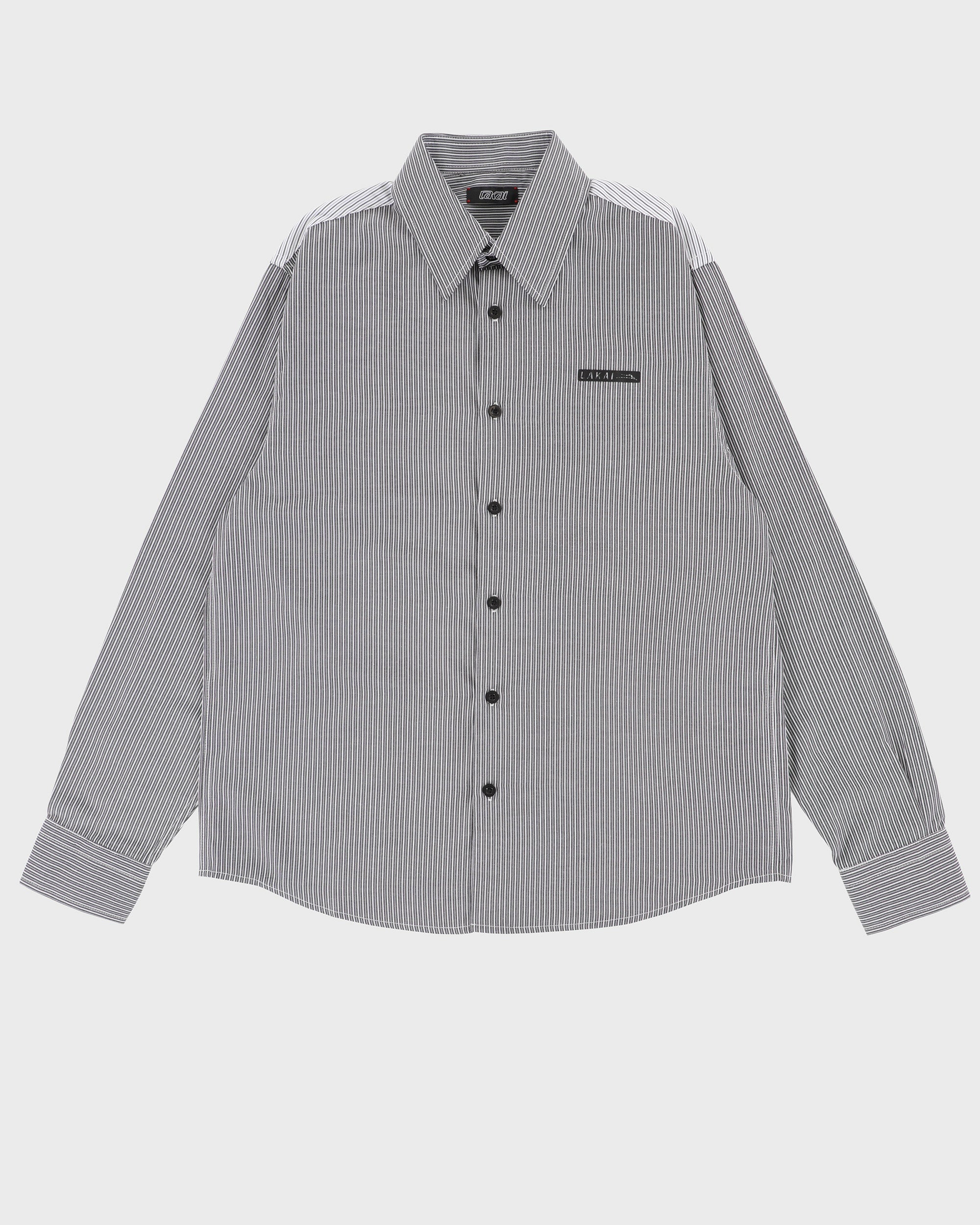 Longsleeve Button Down Shirt - Contrast Panel