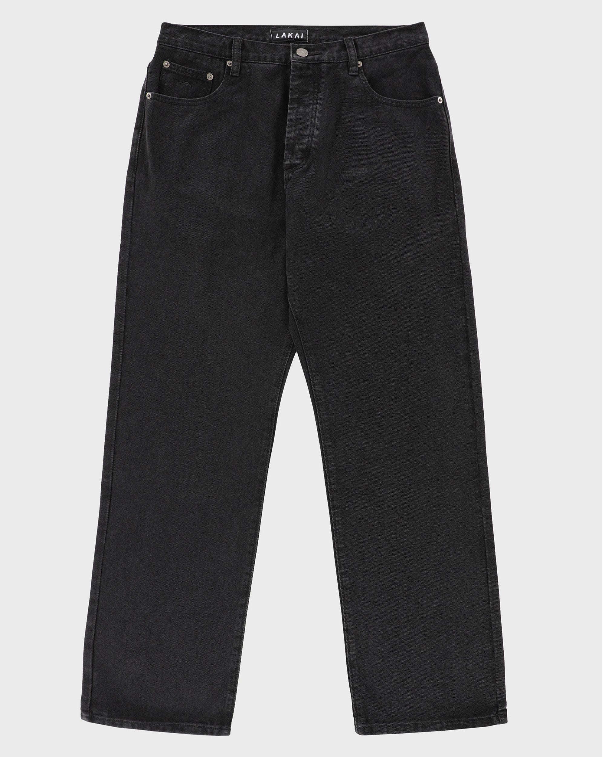 Straight Leg Denims - Black