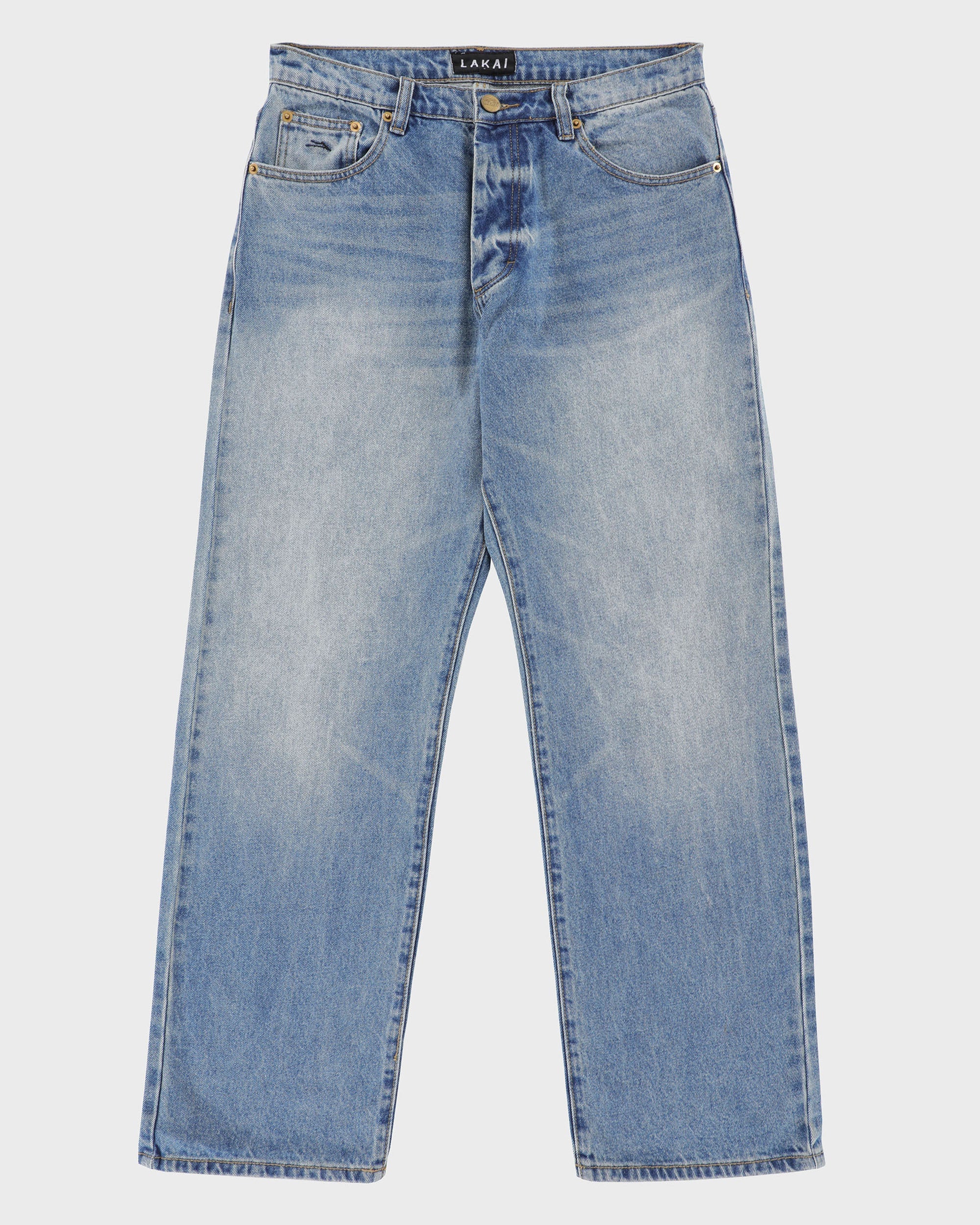 Straight Leg Denims - Blue