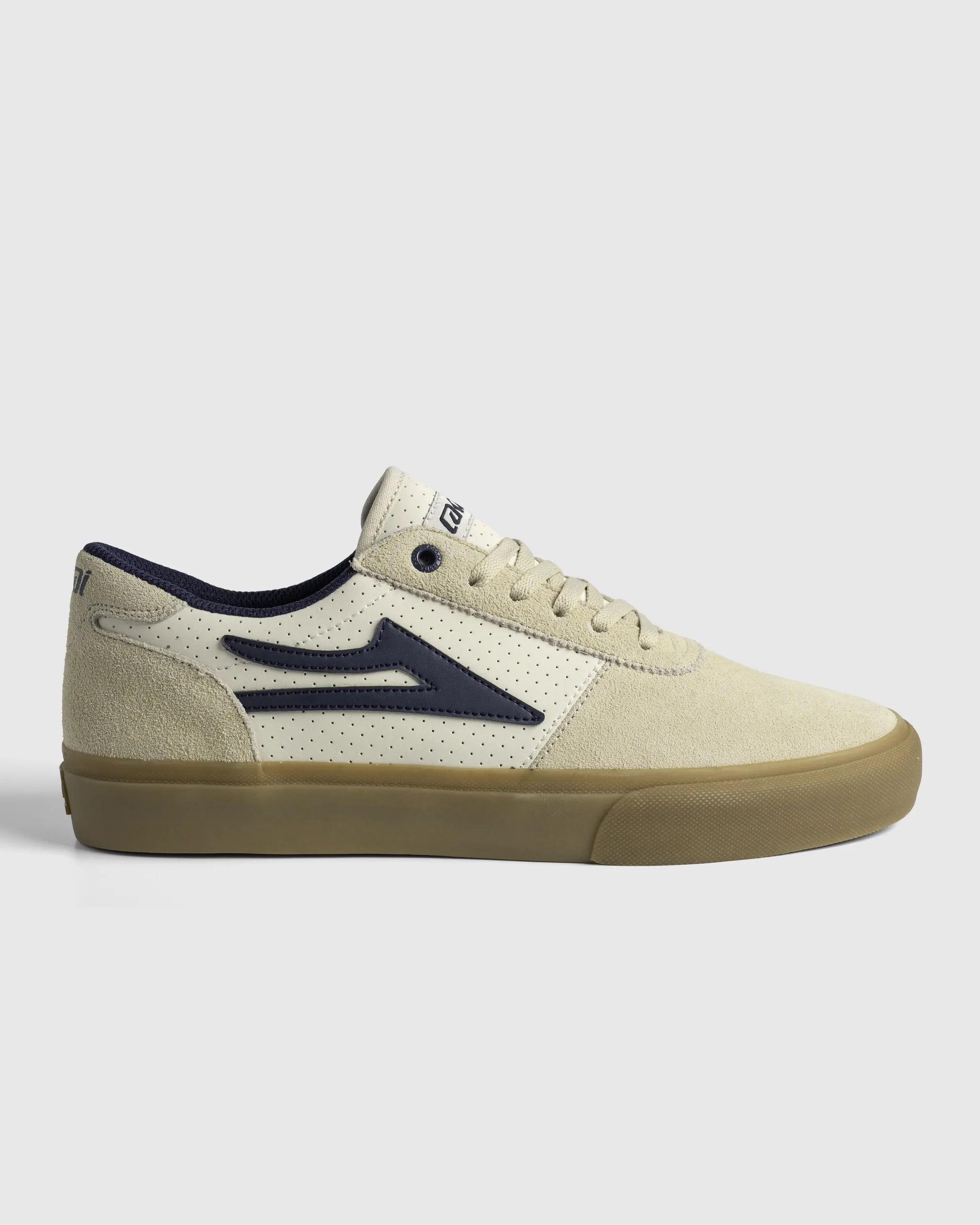 Manchester - Elite Whisper White Suede Navy
