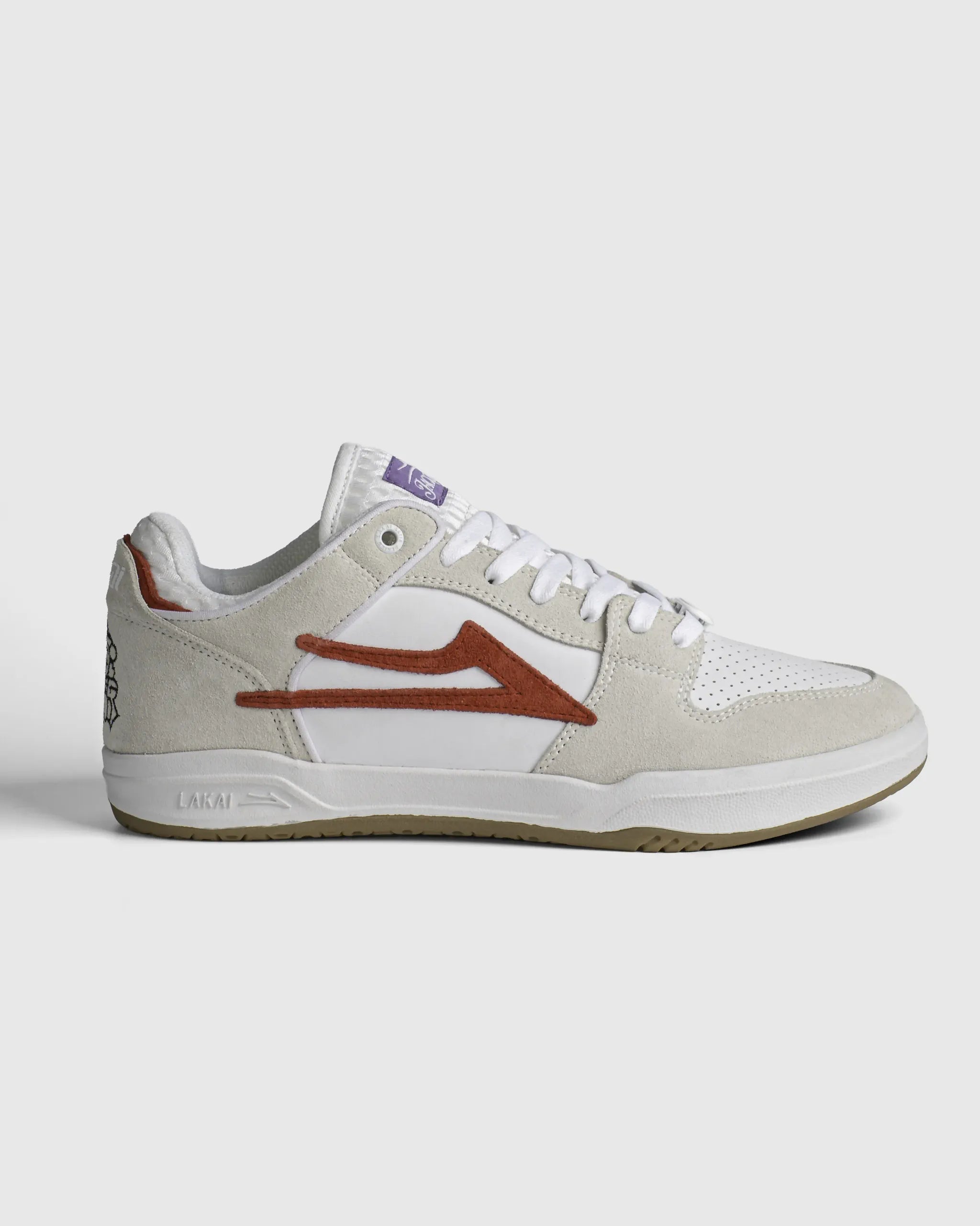 Telford Low - Elite LAKAI x Jacker White Suede